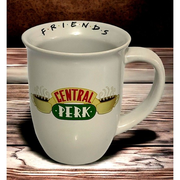 Friends Central Perk Coffee Mug Cup 16 oz Smelly Cat 90s Tv Sitcom Show NBC - Picture 2 of 9